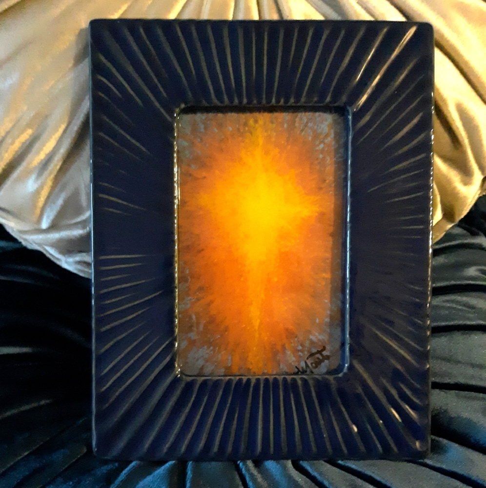 CREATION PRINT SIGNED 4"x6" FRAMED